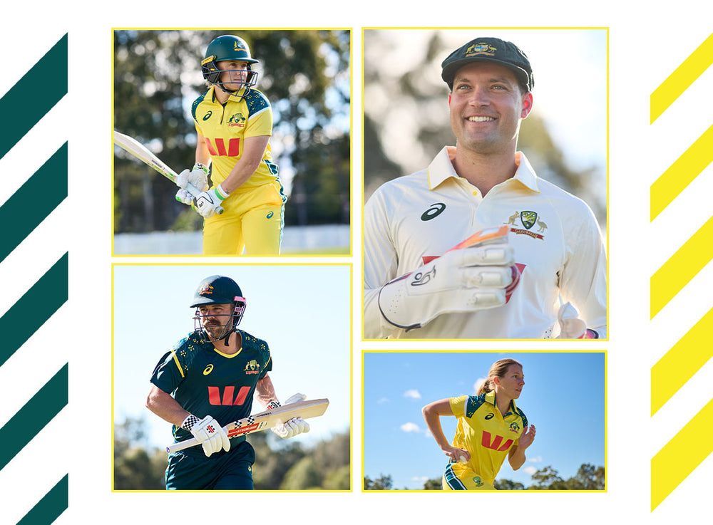 ASICS official Cricket Australia merchandise available now. Show your support this season.