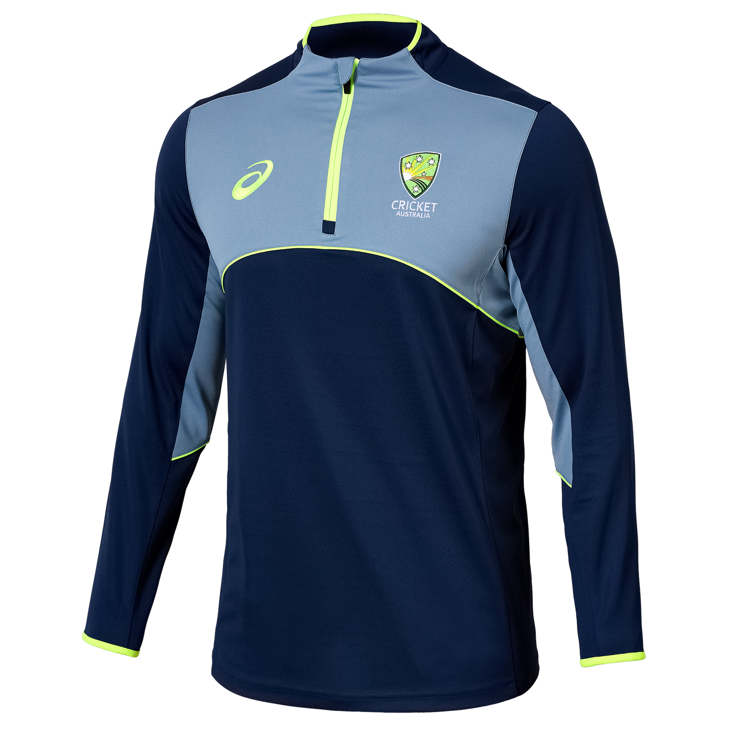 Cricket Australia Mens Training Quarter Zip Top