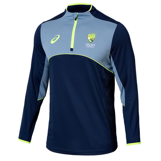 Cricket Australia Mens Training Quarter Zip Top