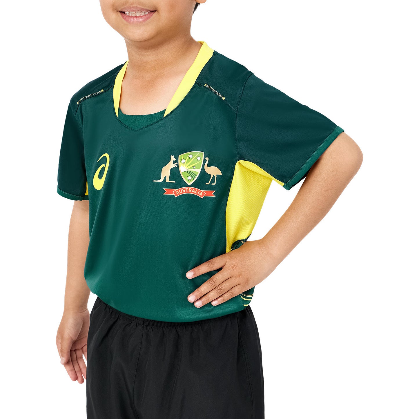 Cricket Australia 23/24 Kids Replica T20 Shirt