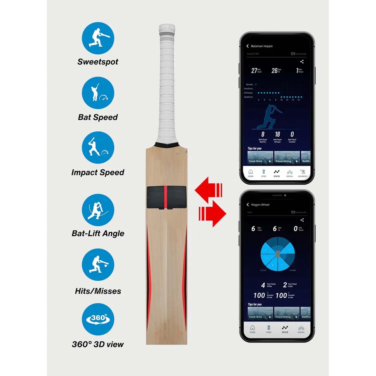 Str8bat Cricket Bat Sensor