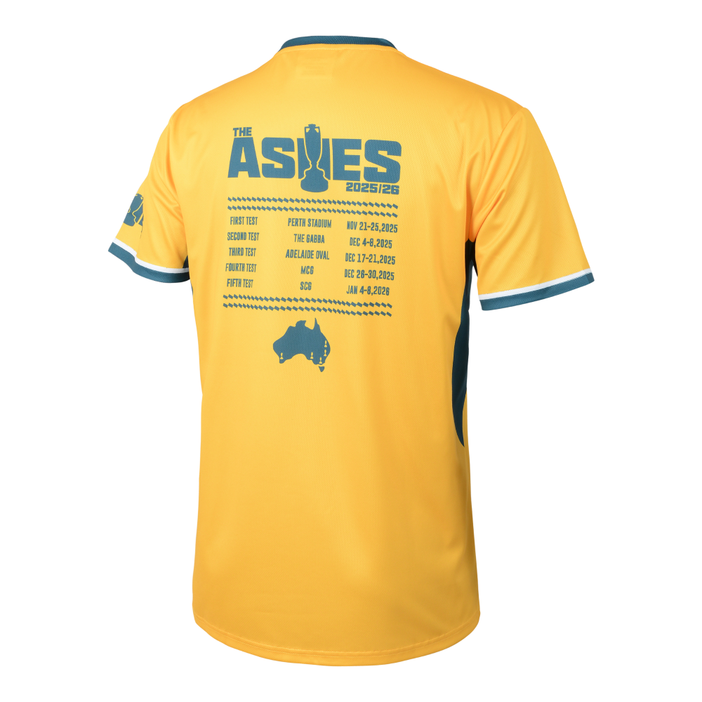 Ashes 25/26 Adult Gold Sportmesh Tee