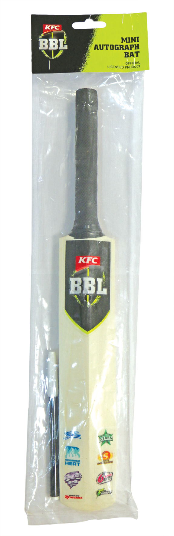 BBL Mini Autograph Cricket Bat W/Marker