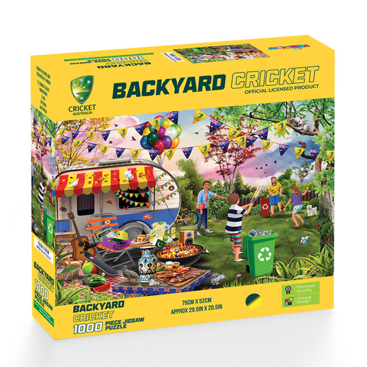 Backyard Cricket 1000 Piece Jigsaw Set