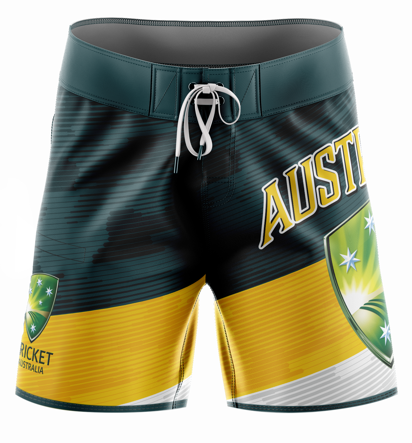 Cricket Australia Mens 'Barrel' Board Shorts