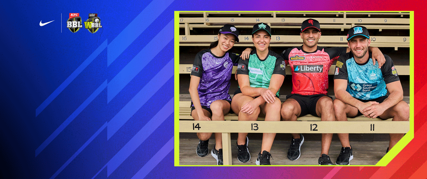 Gear up for glory and wear your team colours with pride! New Big Bash supporter apparel and jerseys have landed.