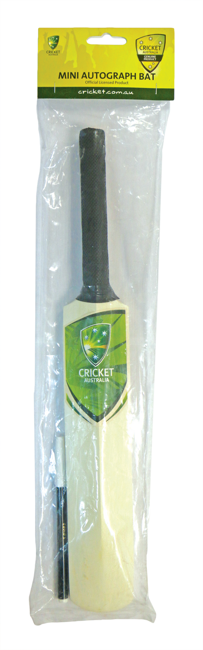 Cricket Australia Mini Autograph Bat W/Marker