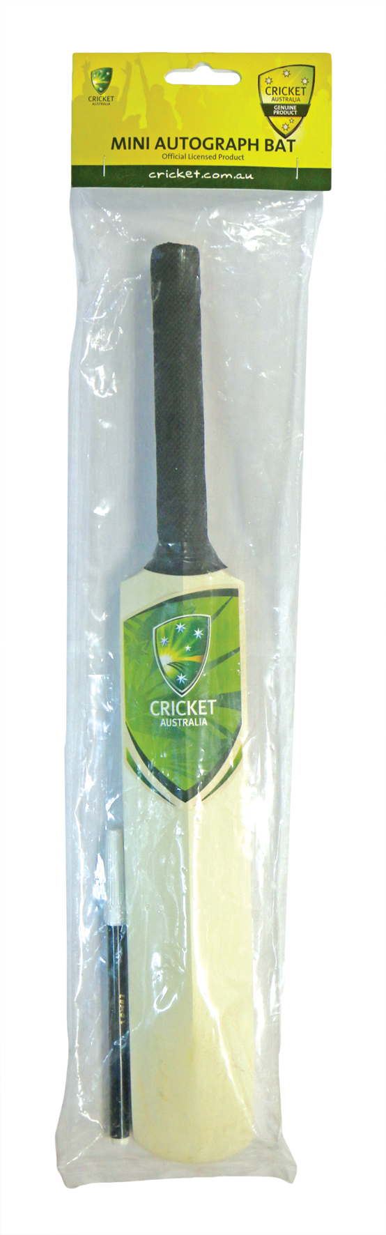 Cricket Australia Mini Autograph Cricket Bat W/Marker