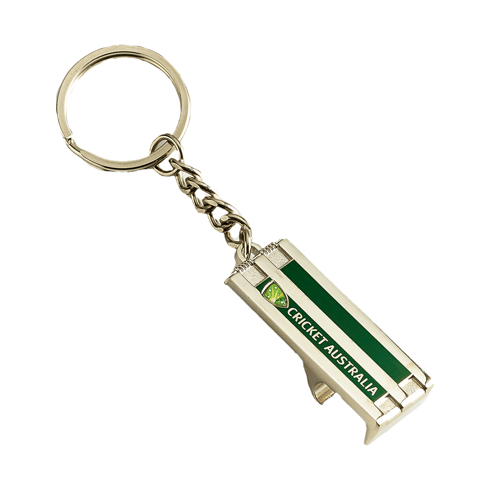 Cricket Australia Stumps Bottle Opener Keyring