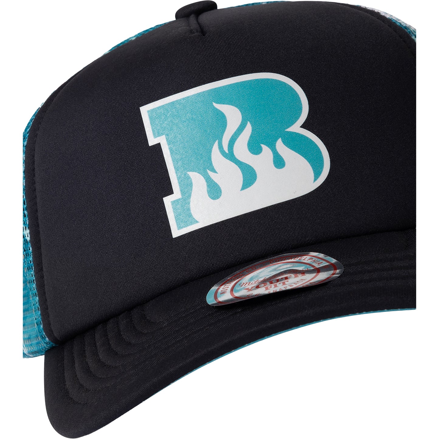 Brisbane Heat Grunge Camo Trucker Hat Youth
