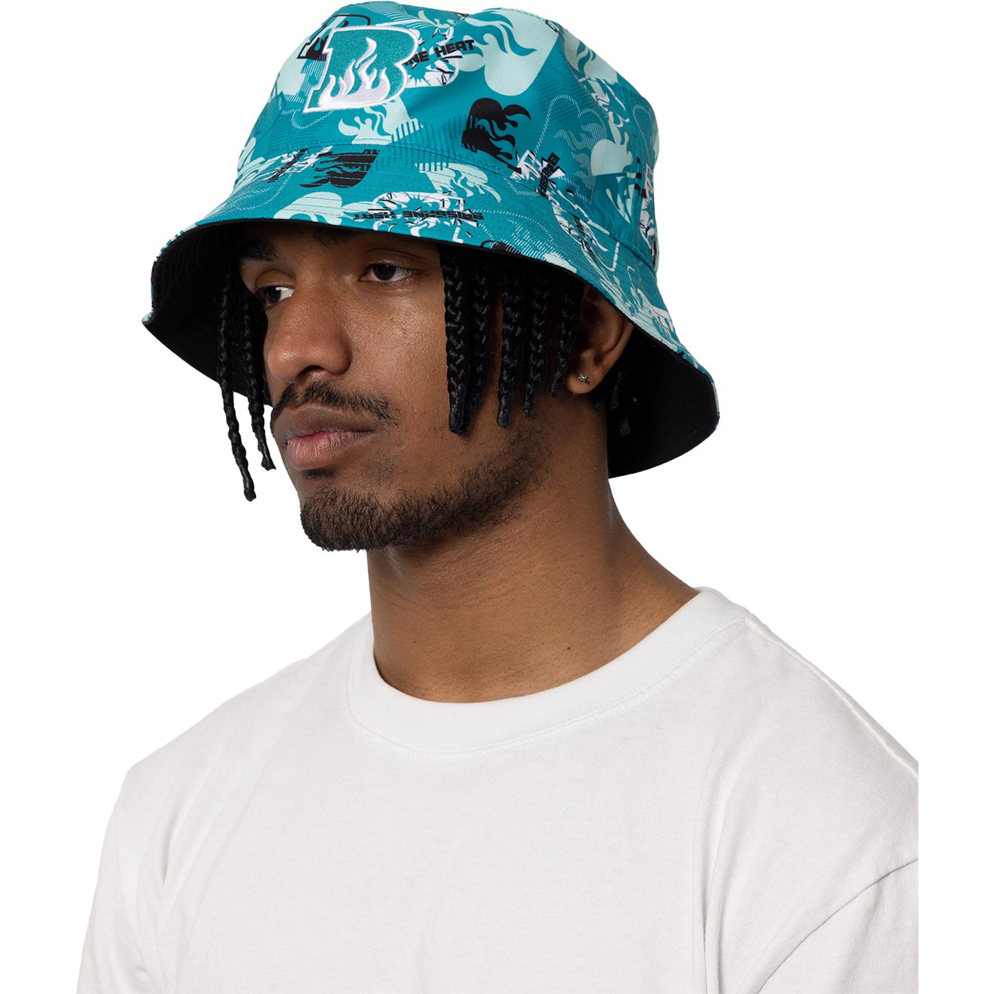 Brisbane Heat Reversible Bucket Hat Mens