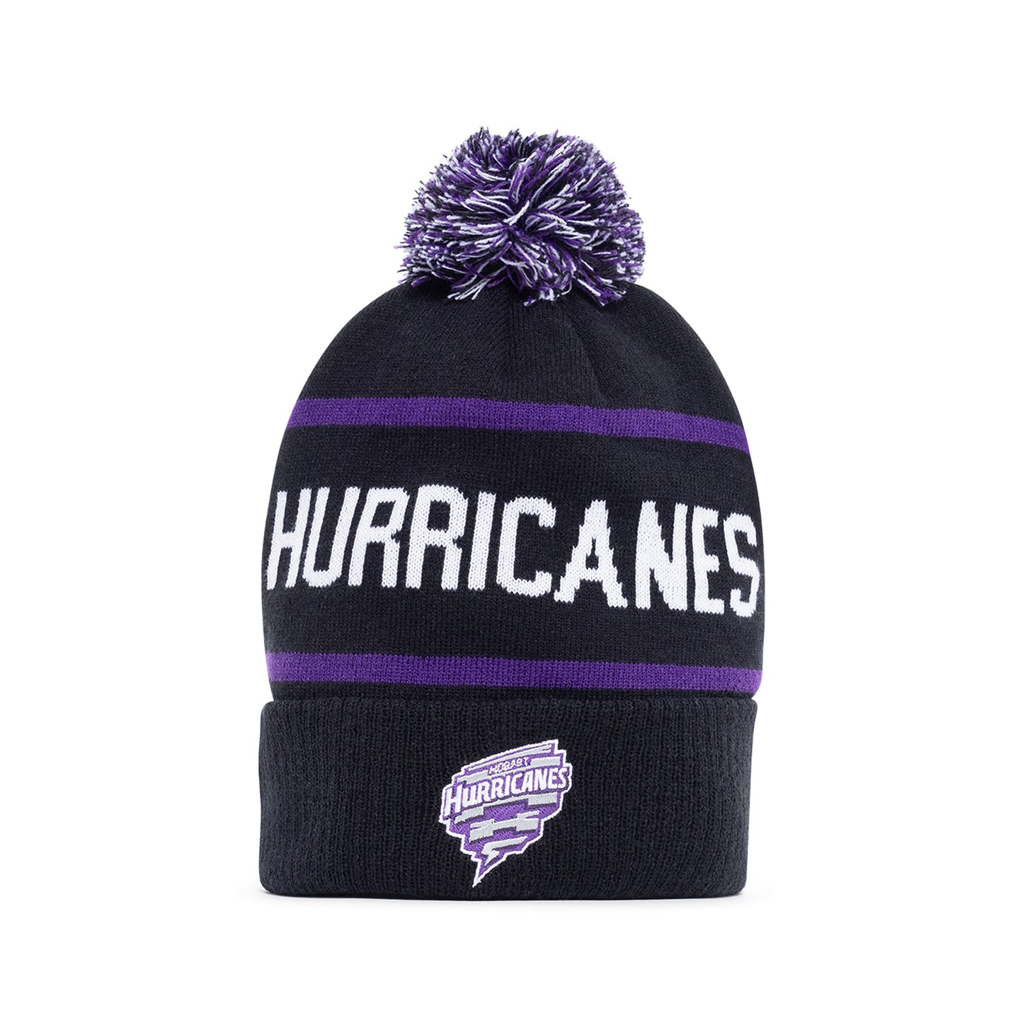 Hobart Hurricanes Pom Pom Knit Beanie