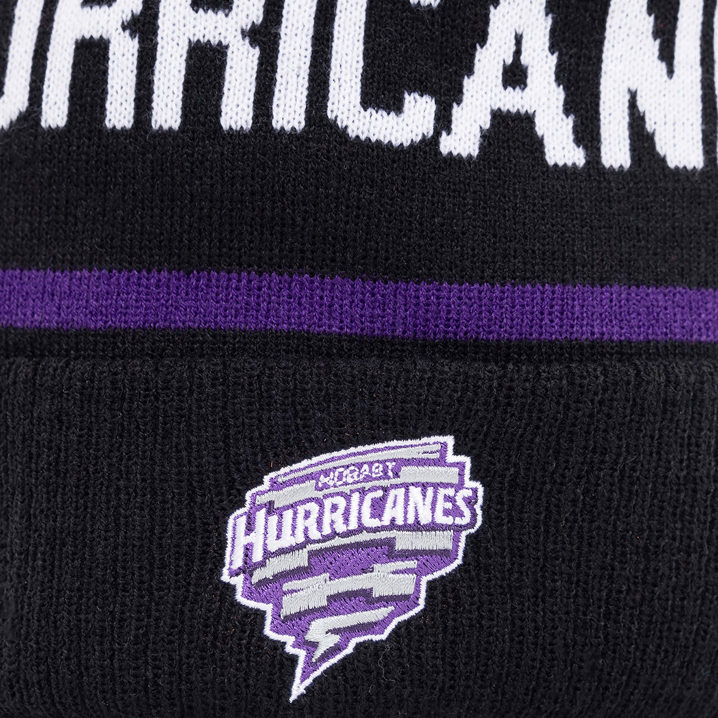 Hobart Hurricanes Pom Pom Knit Beanie