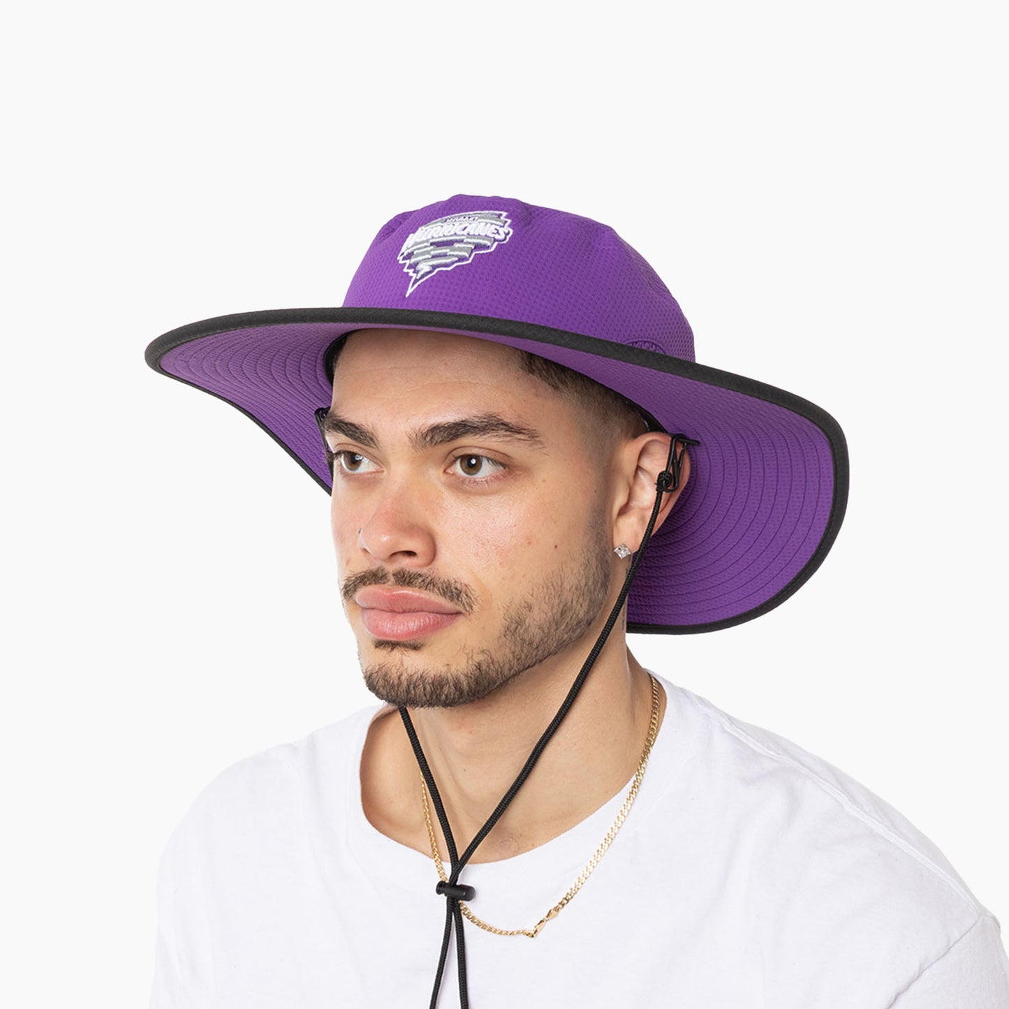Hobart Hurricanes BBL On Field Wide Brim Hat