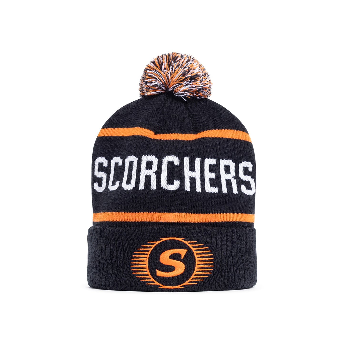 Perth Scorchers Pom Pom Knit Beanie