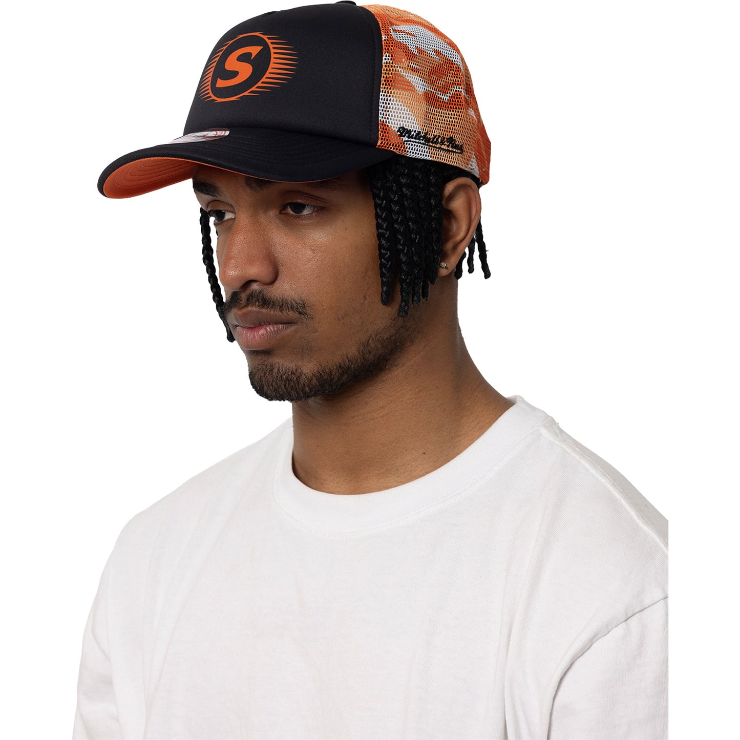 Perth Scorchers Grunge Camo Trucker Hat Mens
