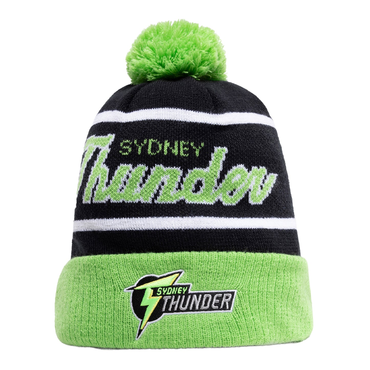 BBL 24 Sydney Thunder Mens Pompom Knit Beanies