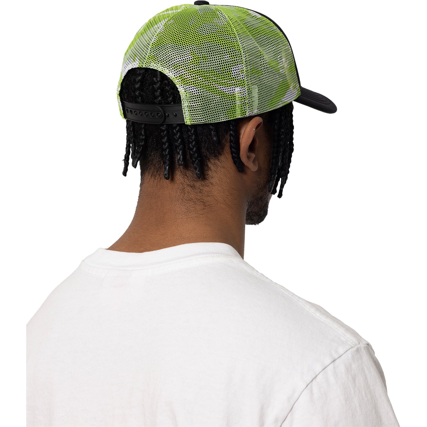 Sydney Thunder Grunge Camo Trucker Hat Mens
