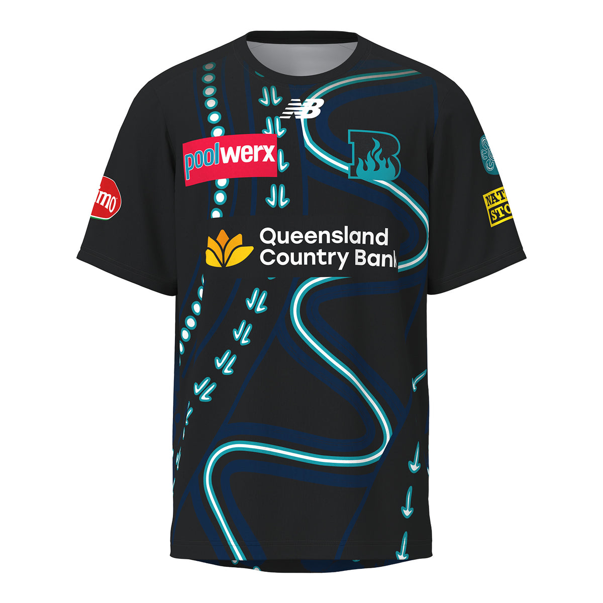 Brisbane Heat Youth 2026/27 Replica Warm Up Tee