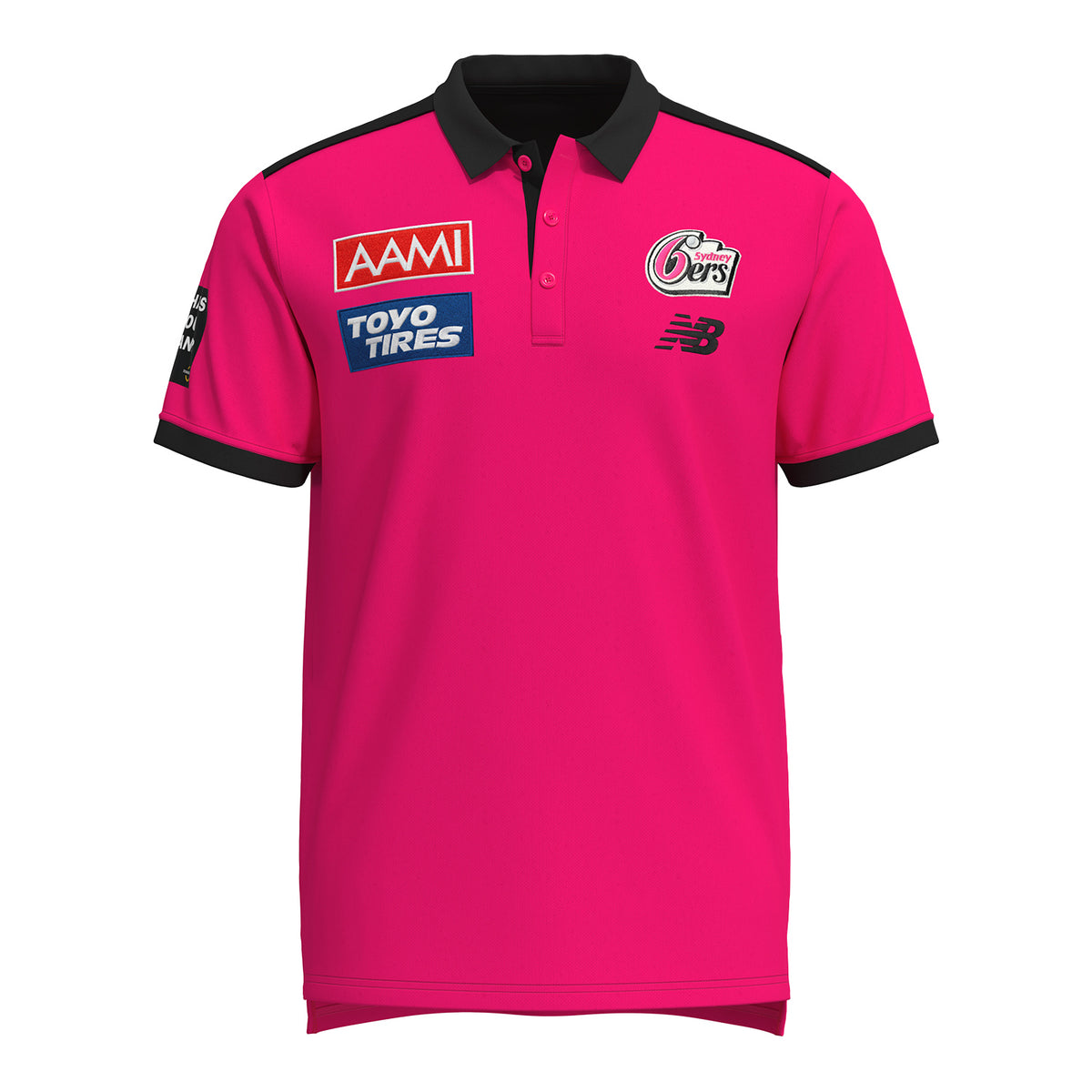 Sydney Sixers Adult 2026/27 Pink Media Polo