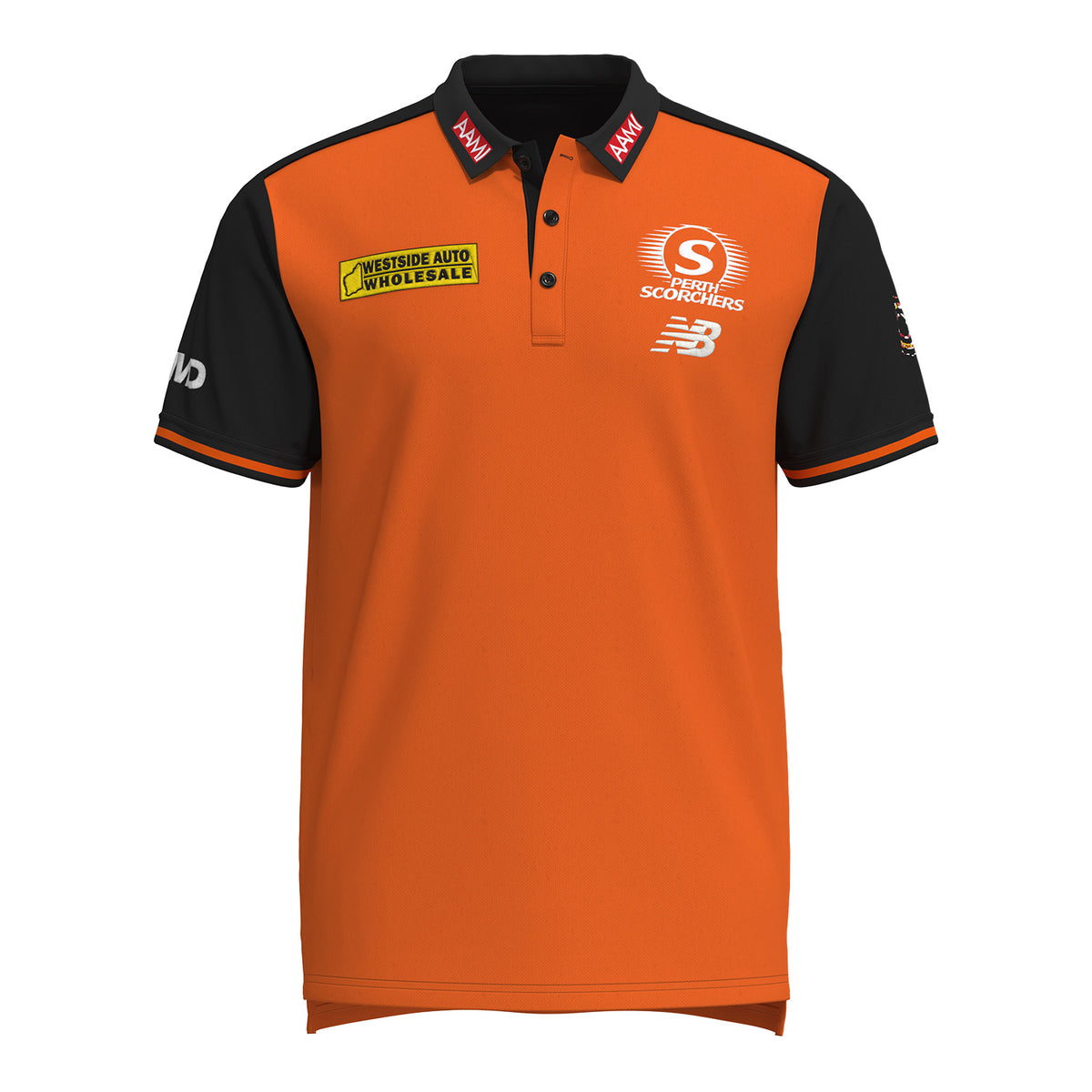 Perth Scorchers Adult 2026/27 Orange Media Polo