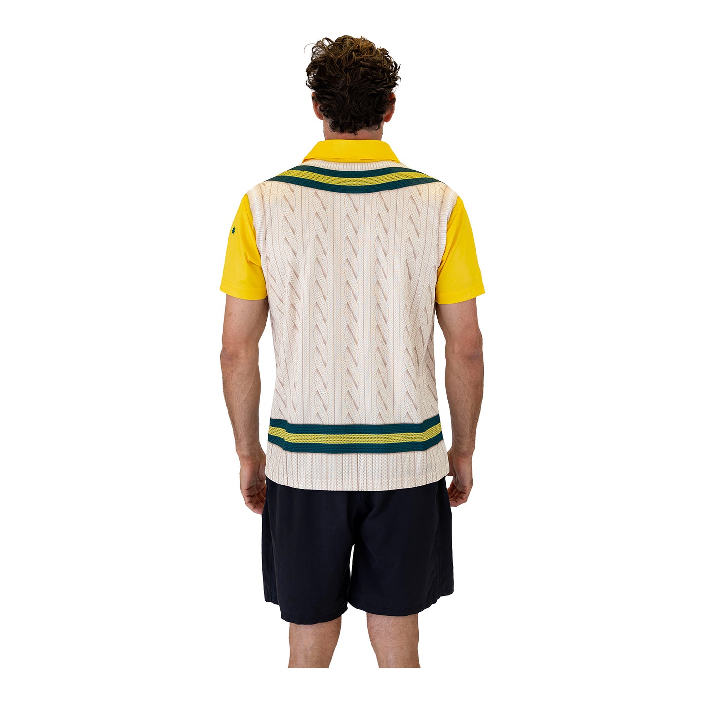 Cricket Australia Sleeveless Pullover Polo Shirt Adult