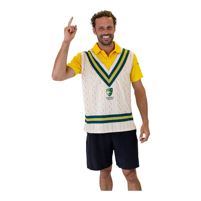 Cricket Australia Sleeveless Pullover Polo Shirt Adult