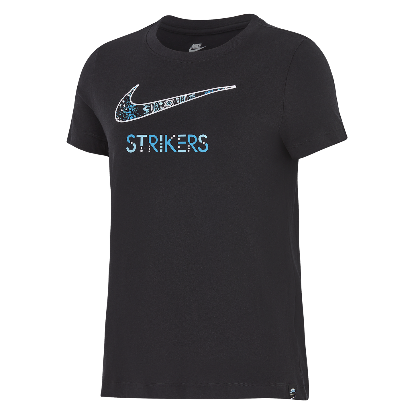 Adelaide Strikers Womens Nike Indigenous Swoosh Tee The Official Cricket Shop