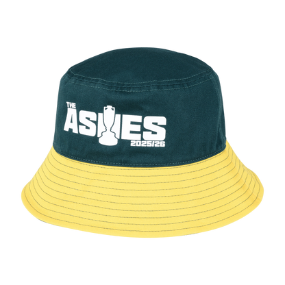 Ashes 25/26 Green/Gold Reversible Bucket Hat