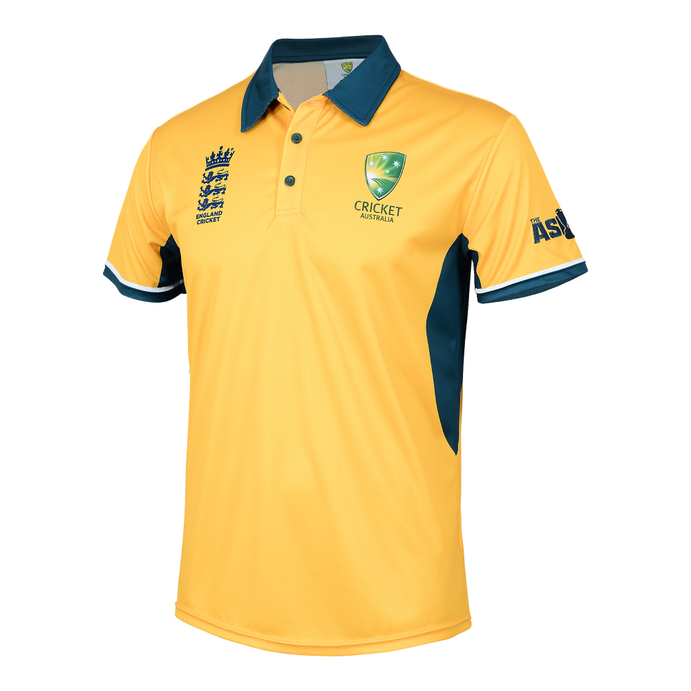 Ashes 25/26 Adult Gold Sportmesh Polo