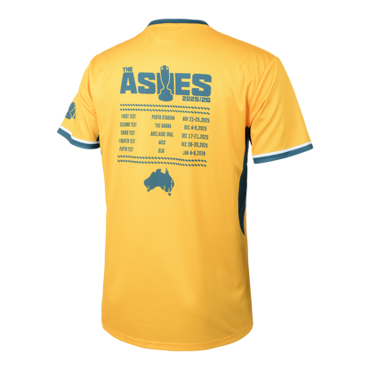 Ashes 25/26 Adult Gold Sportmesh Tee