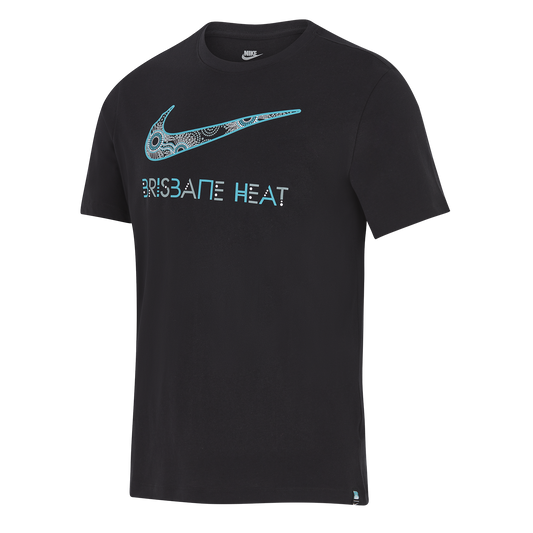 Brisbane Heat Mens Nike Indigenous Swoosh Tee