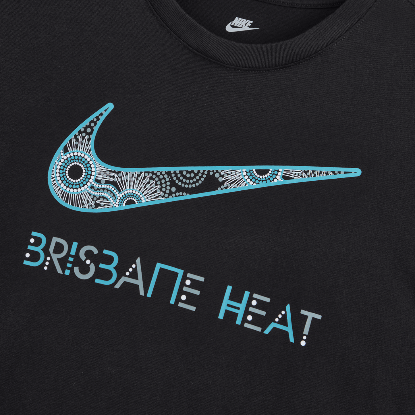 Brisbane Heat Mens Nike Indigenous Swoosh Tee