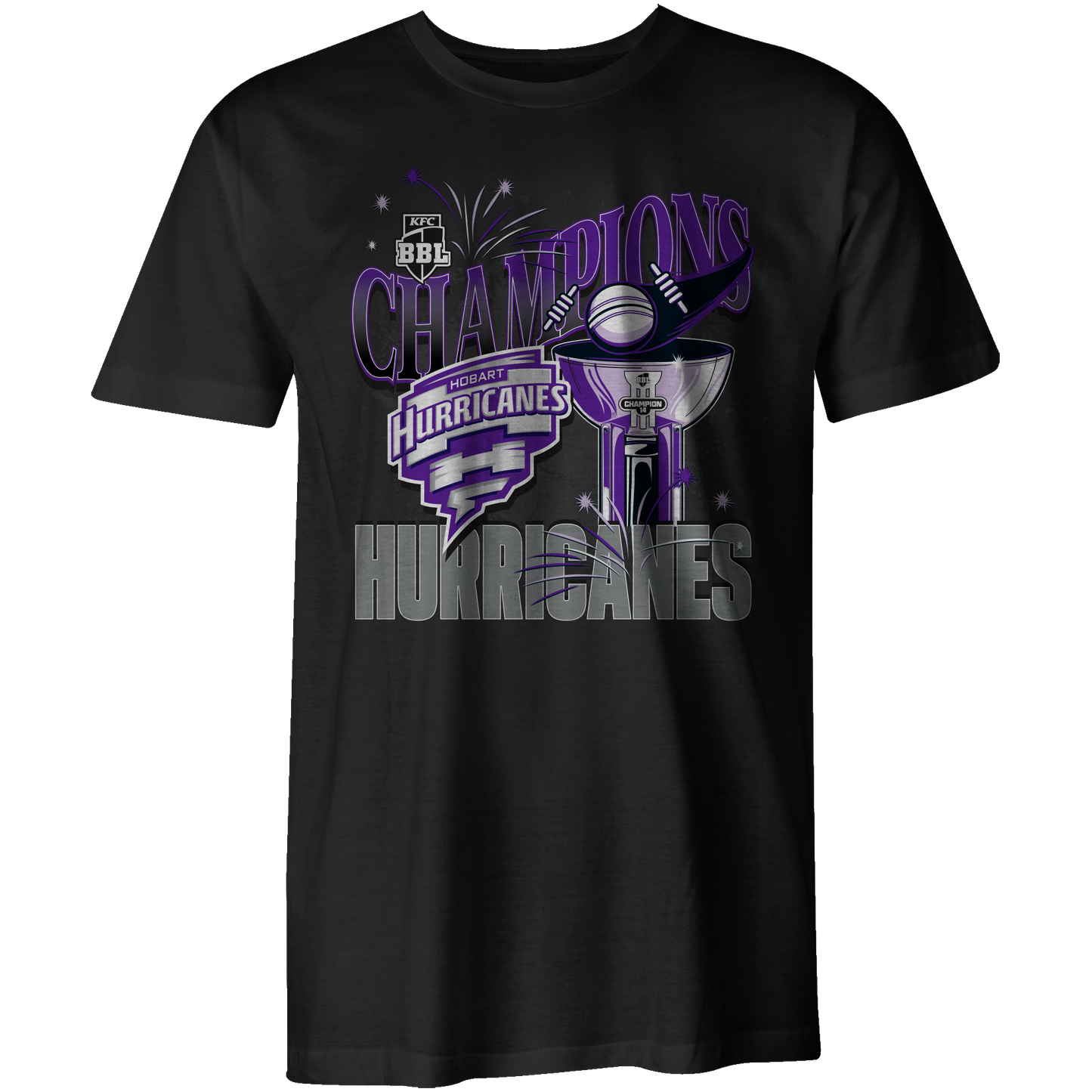 Hobart Hurricanes BBL 14 Unisex Champions Tee