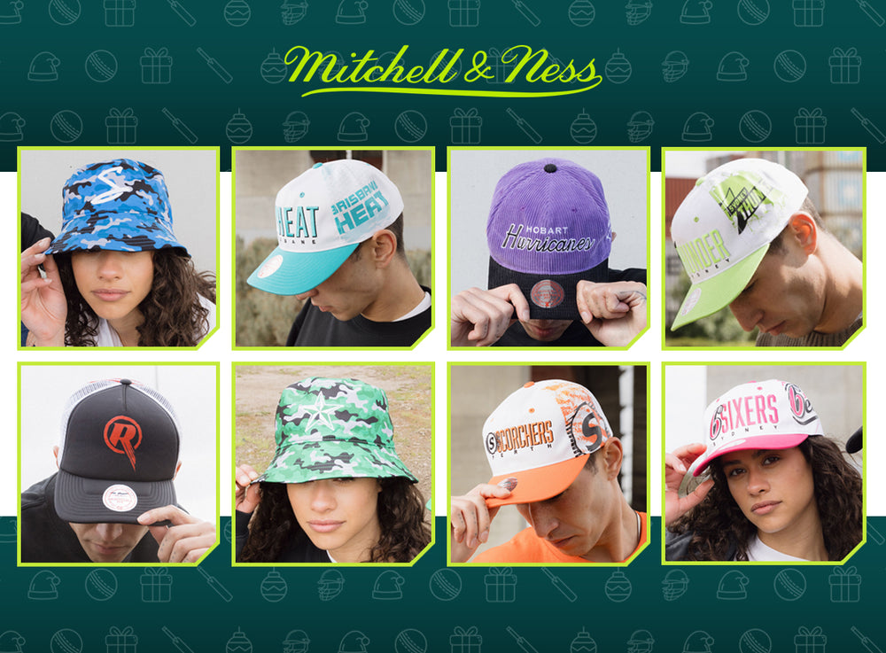 Available now! The new season range of official Big Bash League headwear is here! Designed and developed exclusively for the BBL & WBBL by Mitchell & Ness.