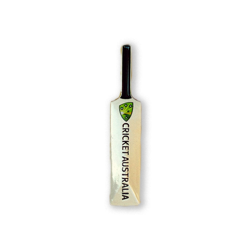 Cricket Australia Bat Logo Pin