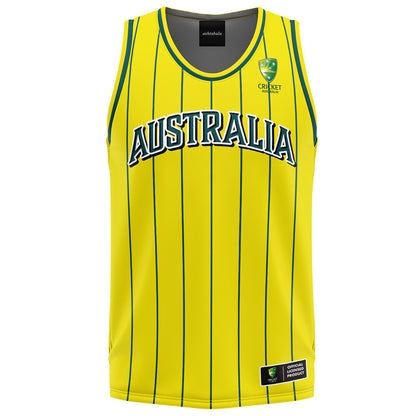 Cricket Australia Harlem Basketball Singlet