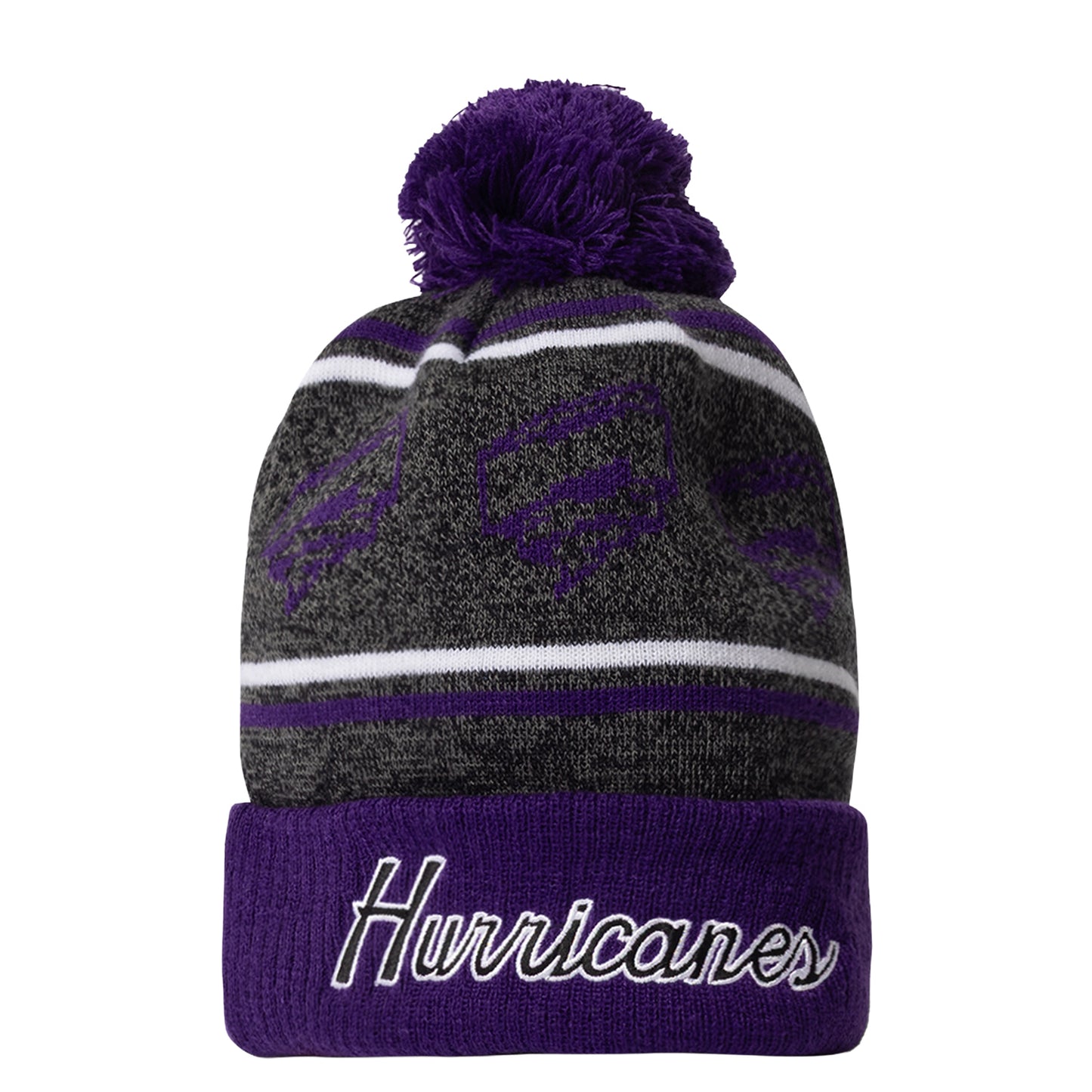 Hobart Hurricanes Pompom Knit Beanie Mens