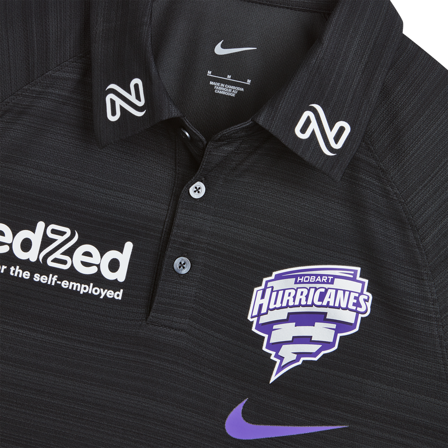 Hobart Hurricanes Mens Nike 2024/25 Media Polo