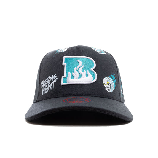 Brisbane Heat BBL Pinch Panel Snapback