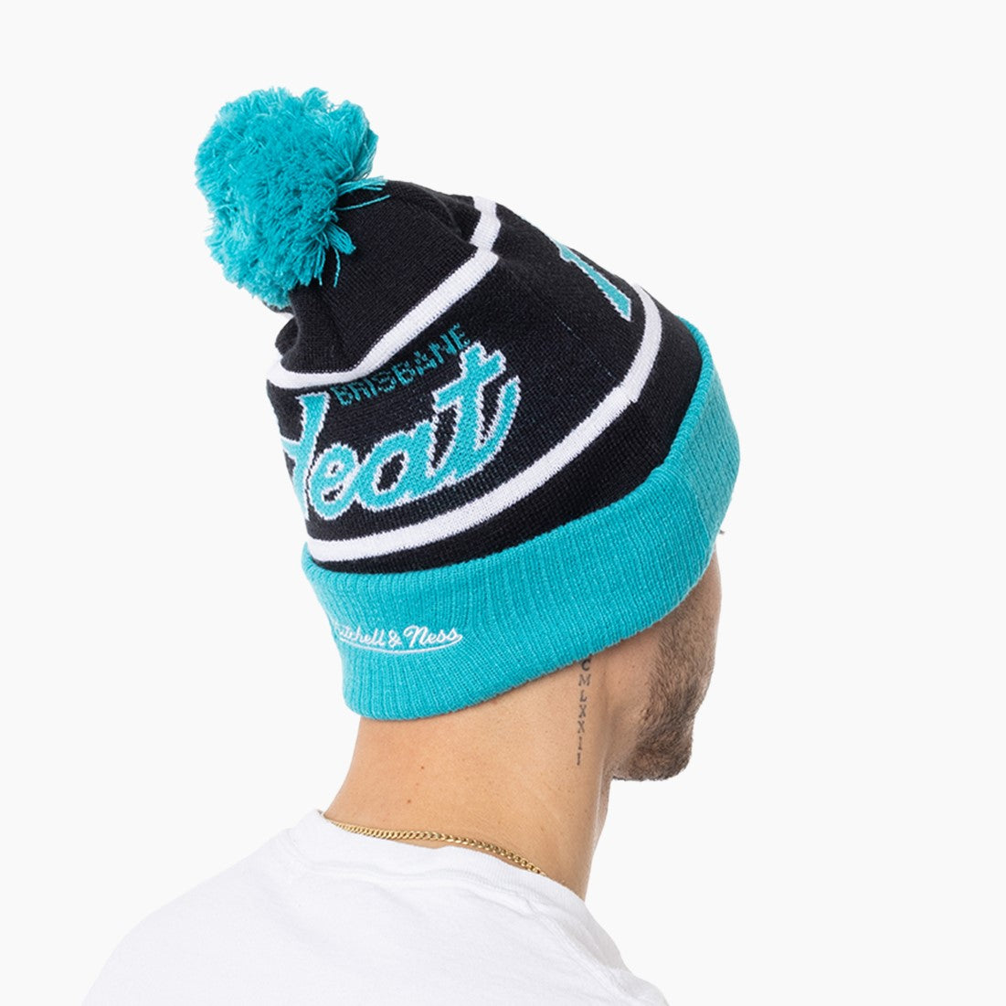 Brisbane Heat BBL Pom Pom Knit Beanie