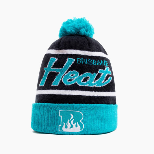 Brisbane Heat BBL Pom Pom Knit Beanie