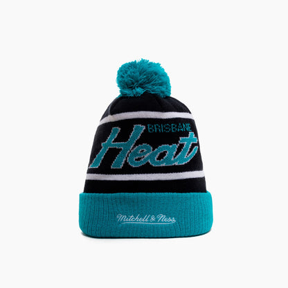 Brisbane Heat BBL Pom Pom Knit Beanie