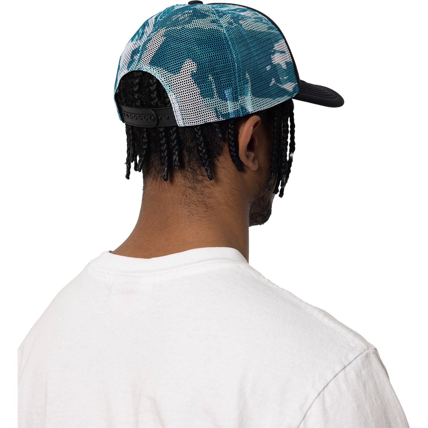 Brisbane Heat Grunge Camo Trucker Hat Mens