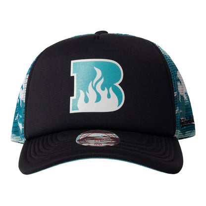 Brisbane Heat Grunge Camo Trucker Hat Mens