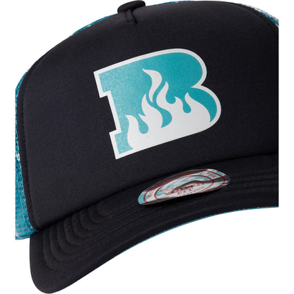 Brisbane Heat Grunge Camo Trucker Hat Youth