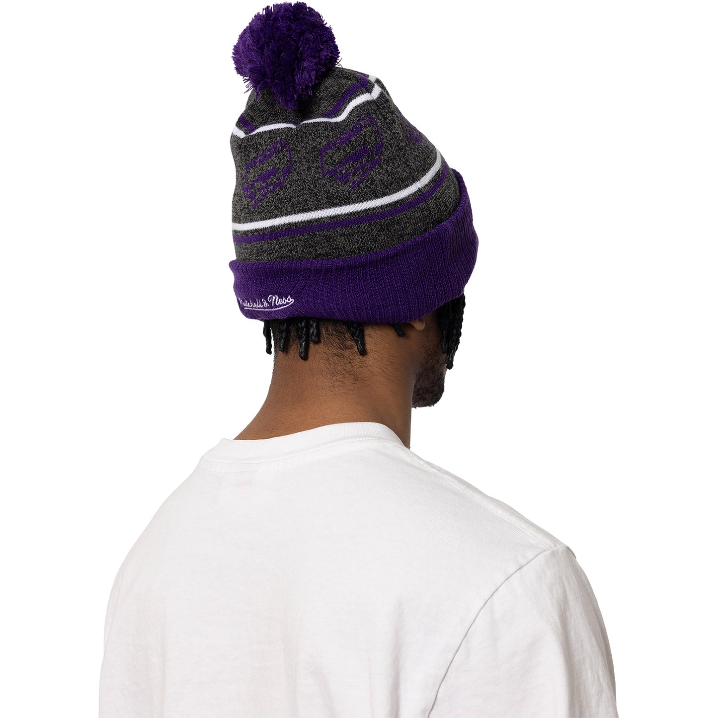 Hobart Hurricanes Pompom Knit Beanie Mens