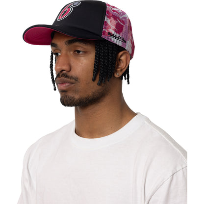 Sydney Sixers Grunge Camo Trucker Hat Mens