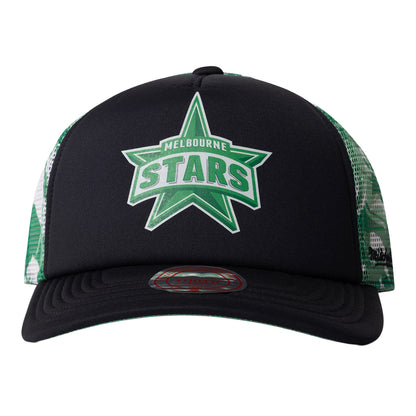 Melbourne Stars Grunge Camo Trucker Hat Youth
