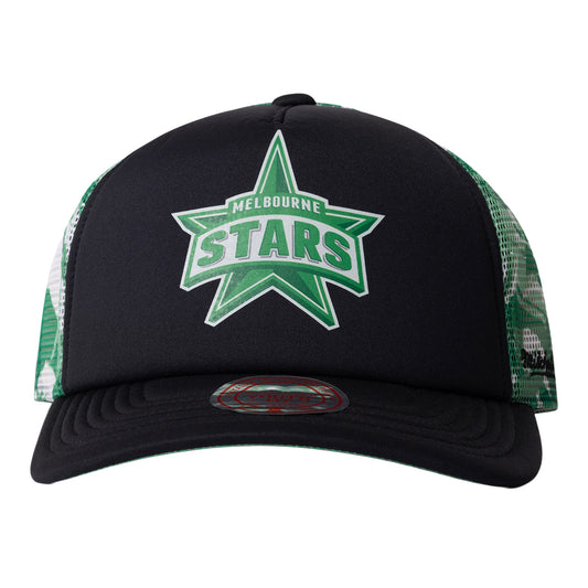 Melbourne Stars Grunge Camo Trucker Hat Youth